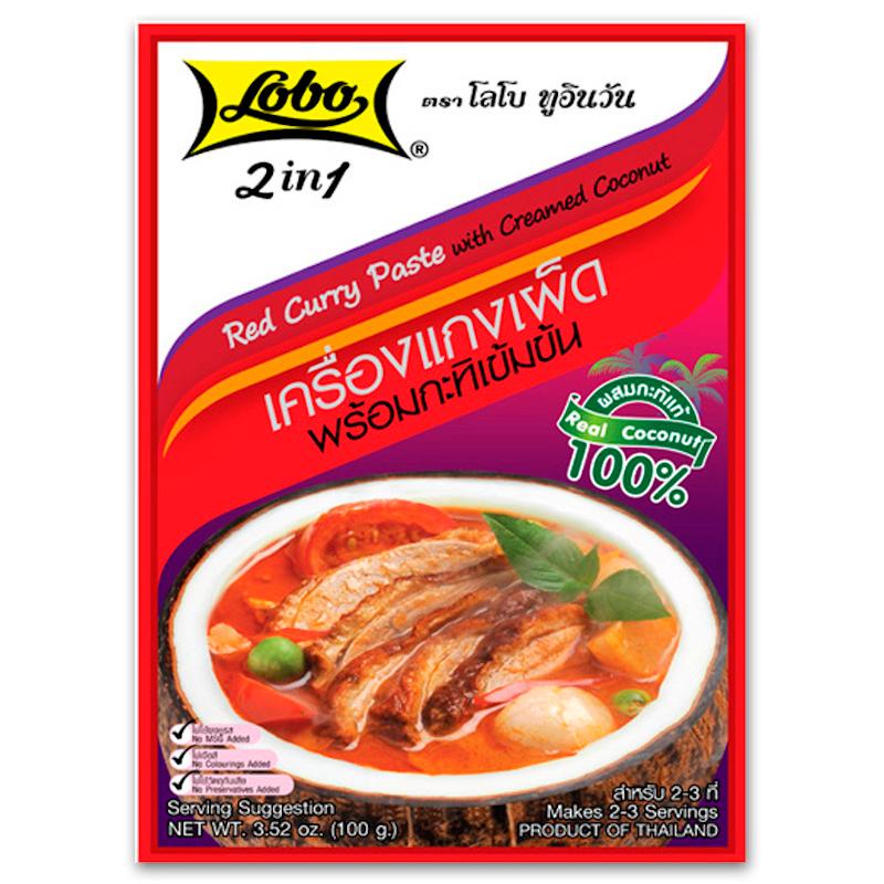เครื่องแกงเผ็ดพร้อมกะทิเข้มข้น