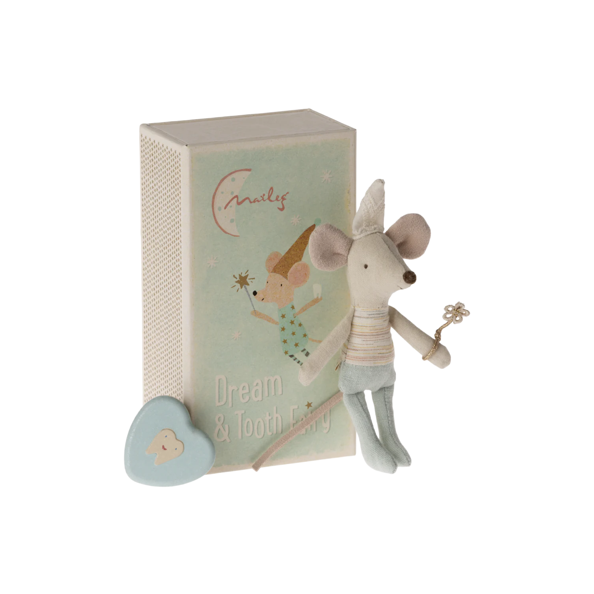 Maileg | Tooth Fairy Mouse, Little Brother in Match Box