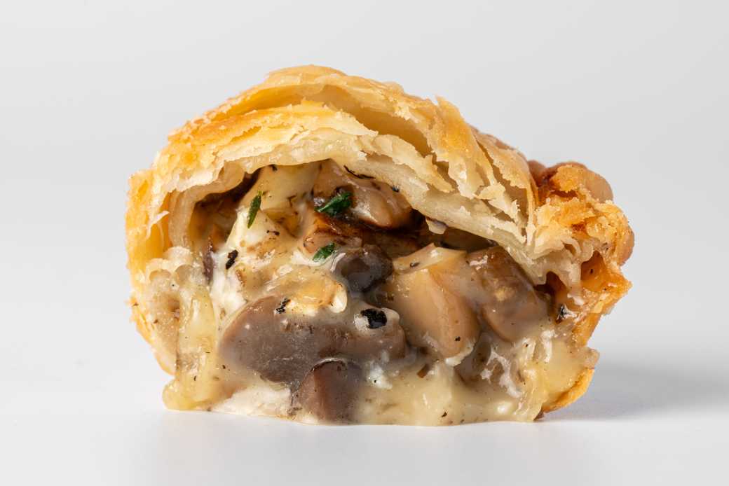 Mushroom, Brie, Camembert & Truffle Honey Puff