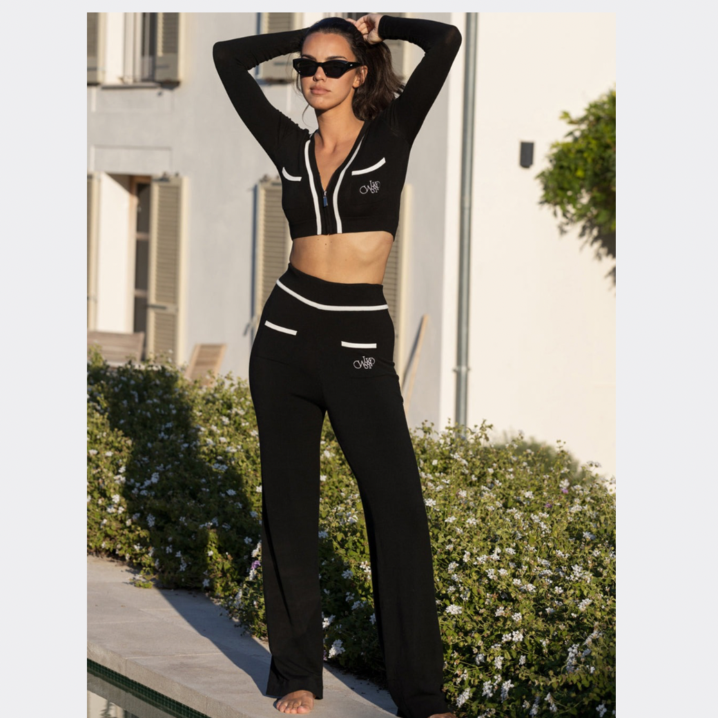 WISKII Mirto Knit Pant - Black