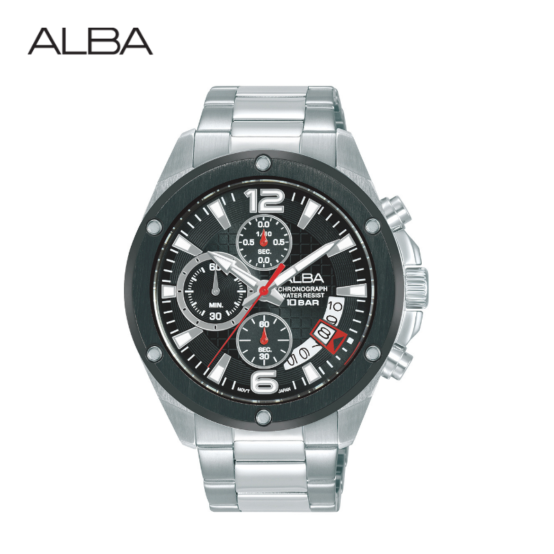 ALBA นาฬิกาข้อ Sportive Quartz รุ่น AM3981X ขนาด 43 mm.