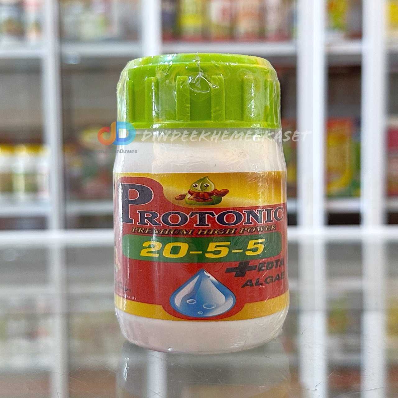 ปุ๋ยน้ำ 20-5-5  ขนาด 100 ซีซี ปุ๋ยน้ำทางใบ แตกใบอ่อน ยอดอ่อน ใบหนา ใบสมบูรณ์ บำรุงลูกเล็ก ต้นสมบูรณ์