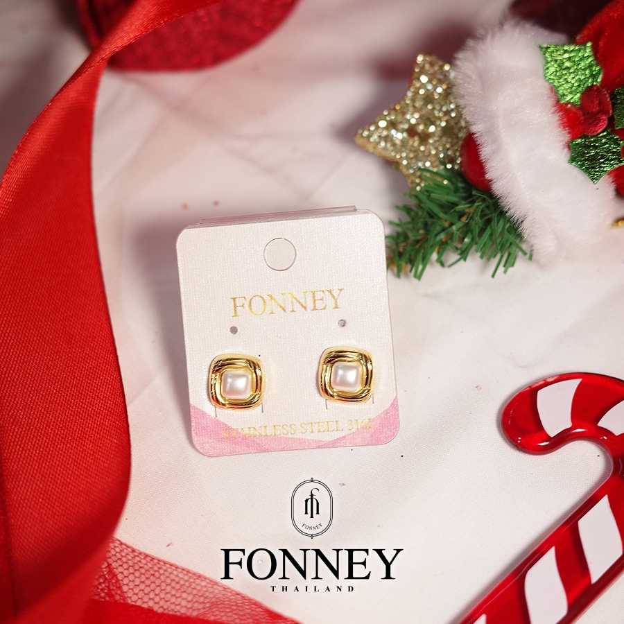 FONNEY ต่างหูสแตนเลส ER-093