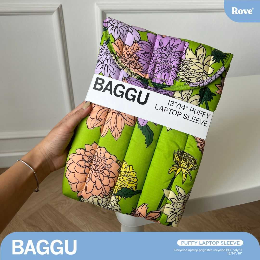 BAGGU Puffy Laptop Sleeve - Dahlia