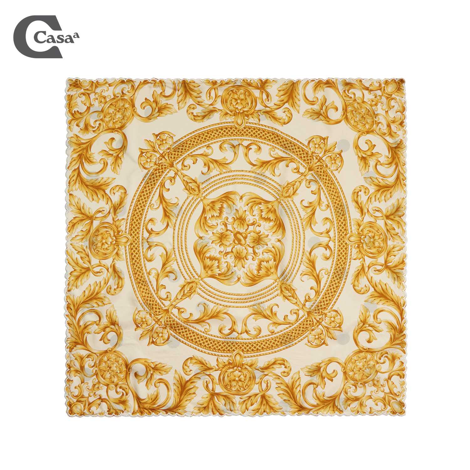 POLKADOT DOUBLE SIDED SCARF (OFF WHITE) NO.5