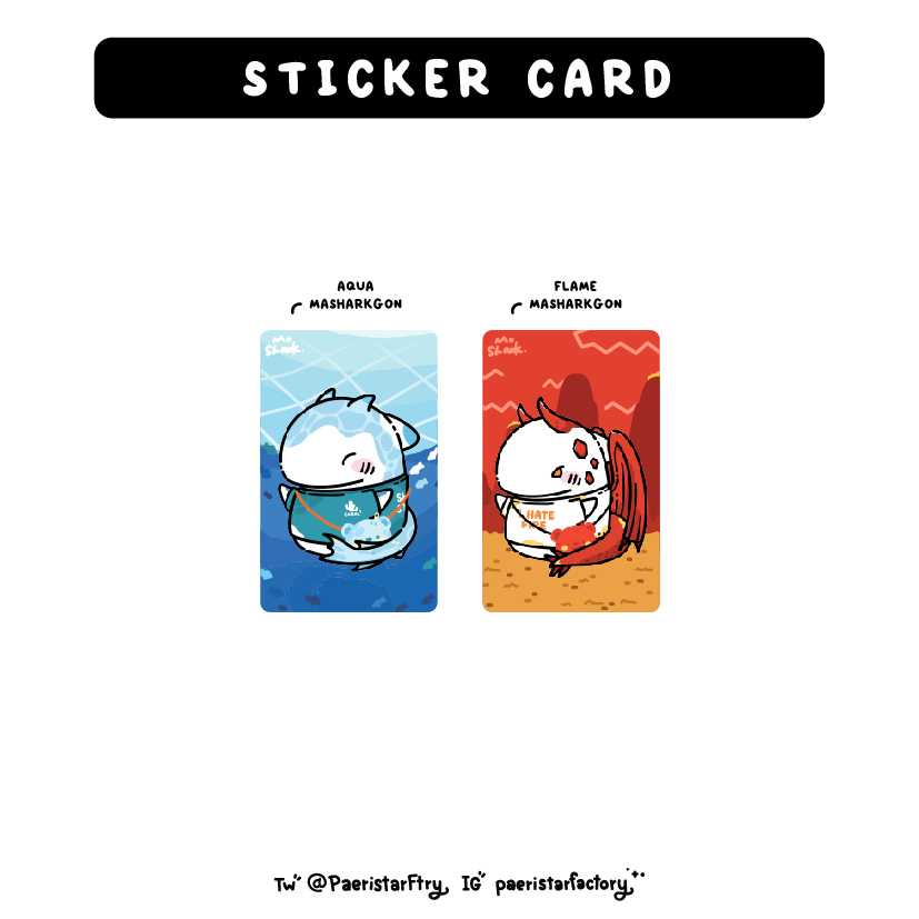 Sticker Card - MoShark