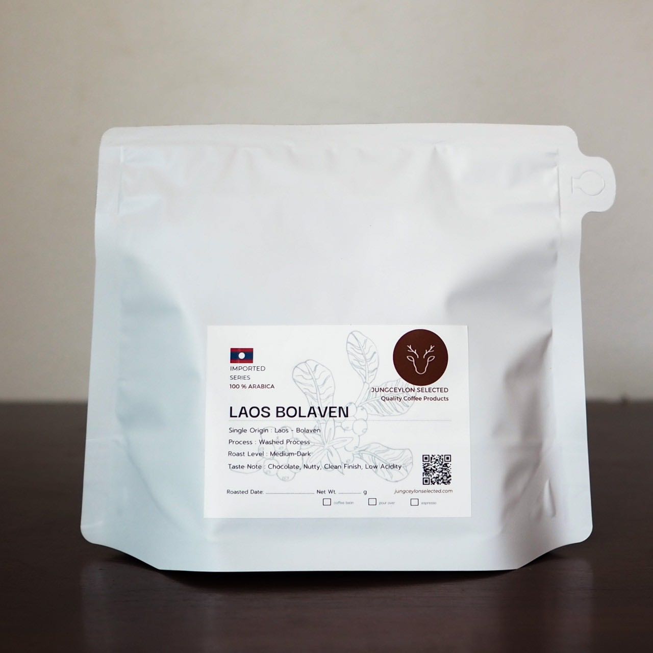 LAOS BOLAVEN-100% Arabica Medium Dark Roasted