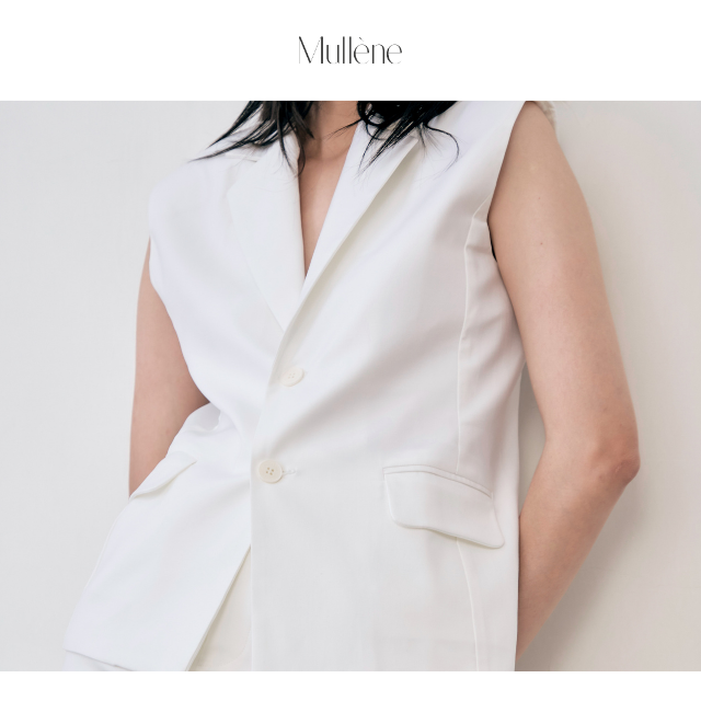 [Mullène] Adia Blazer / WHITE