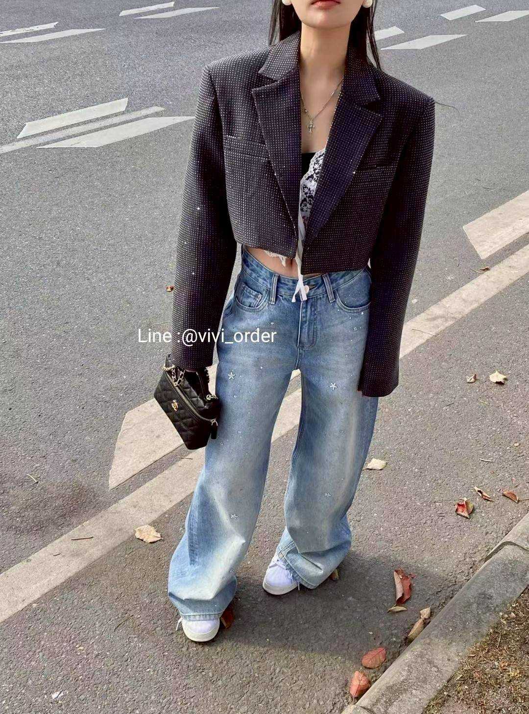 ( SALE ) Stardust Glitter Jeans