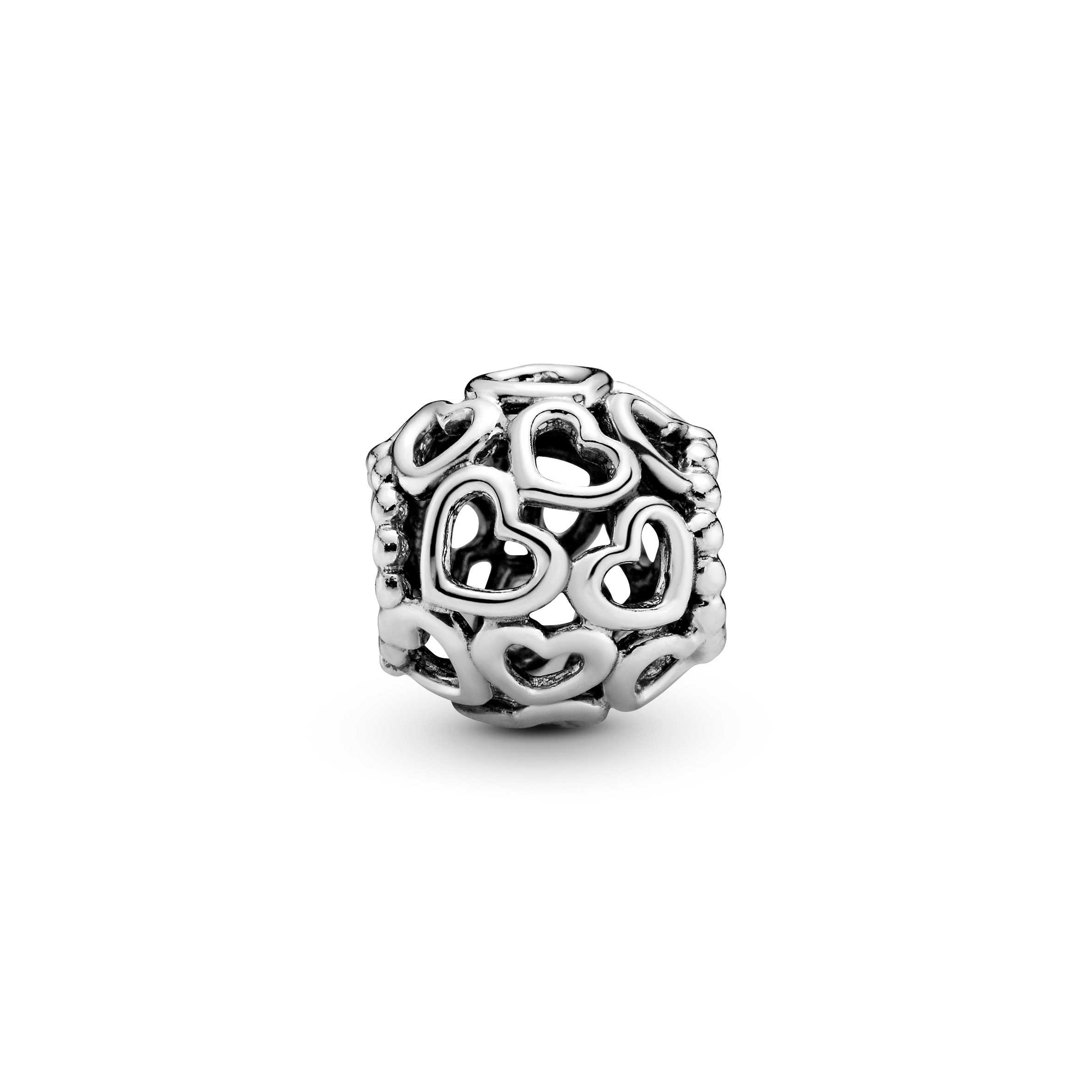 Openwork Heart Charm