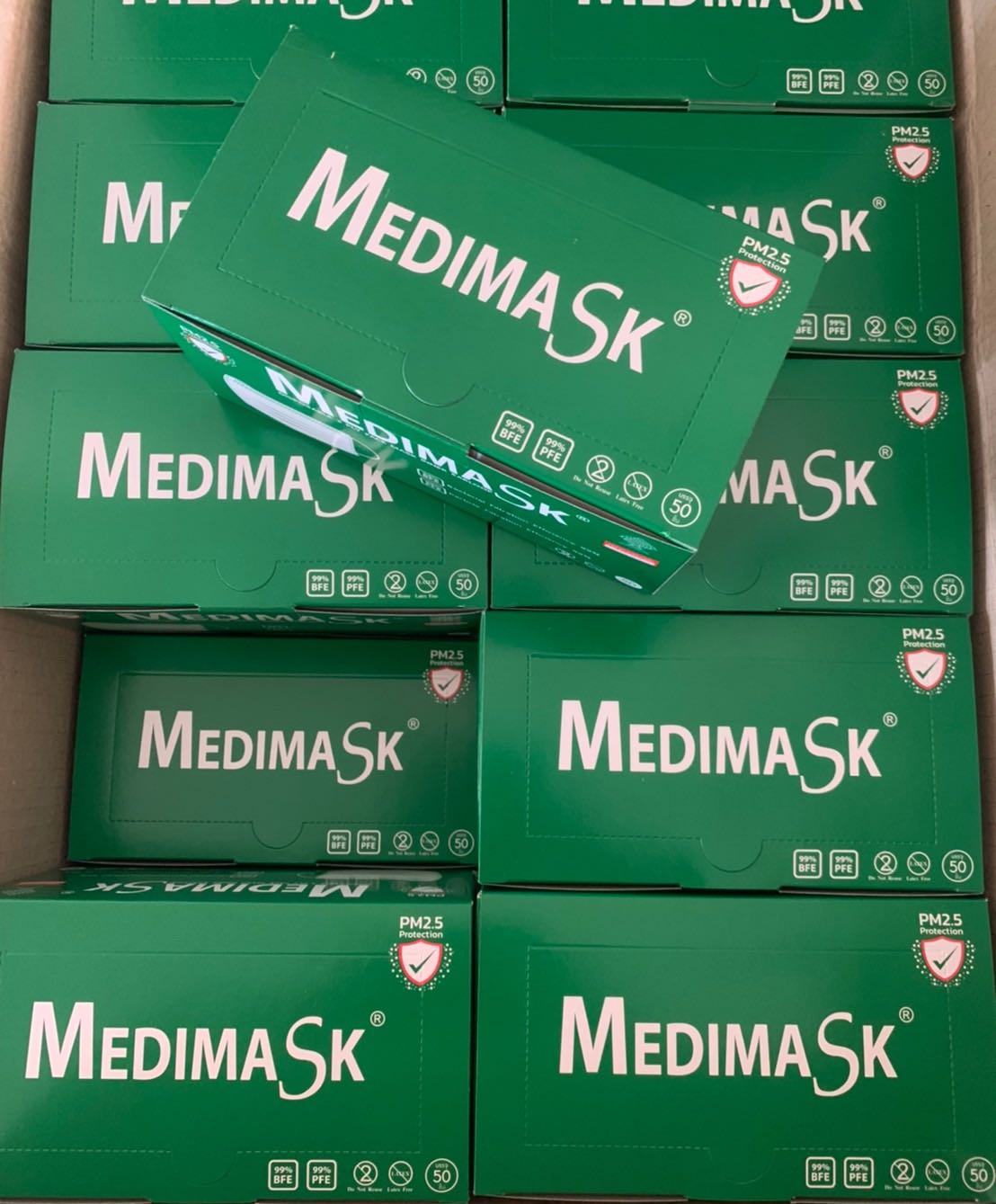 Medimask ASTM หน้ากากอนามัย 3ชั้น ของแท้ เกรดการแพทย์ แมสพร้อมส่ง