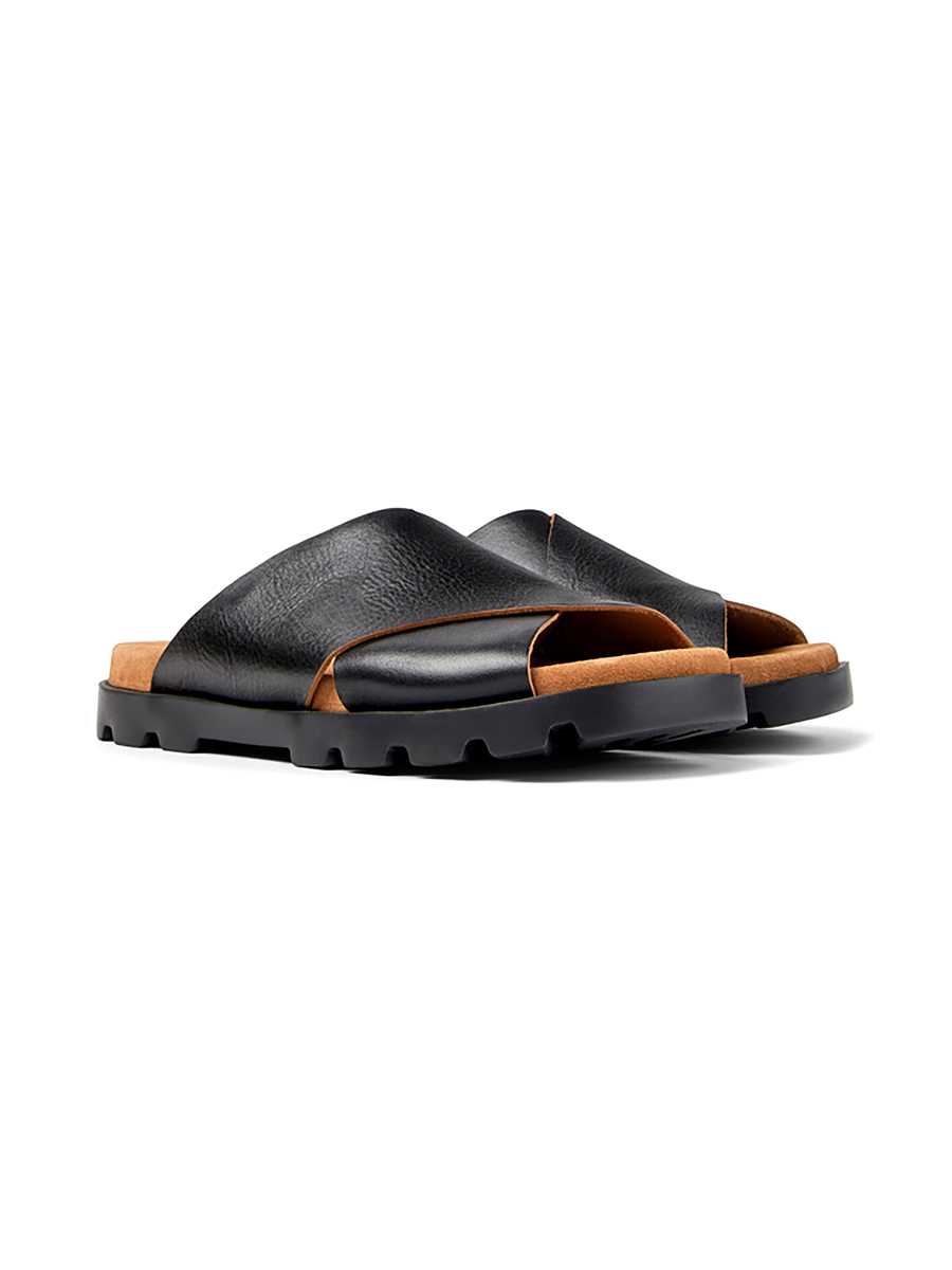 CAMPER รองเท้าแตะ ผู้ชาย รุ่น Brutus Sandal สีดำ ( SAN -  K100775-014 )