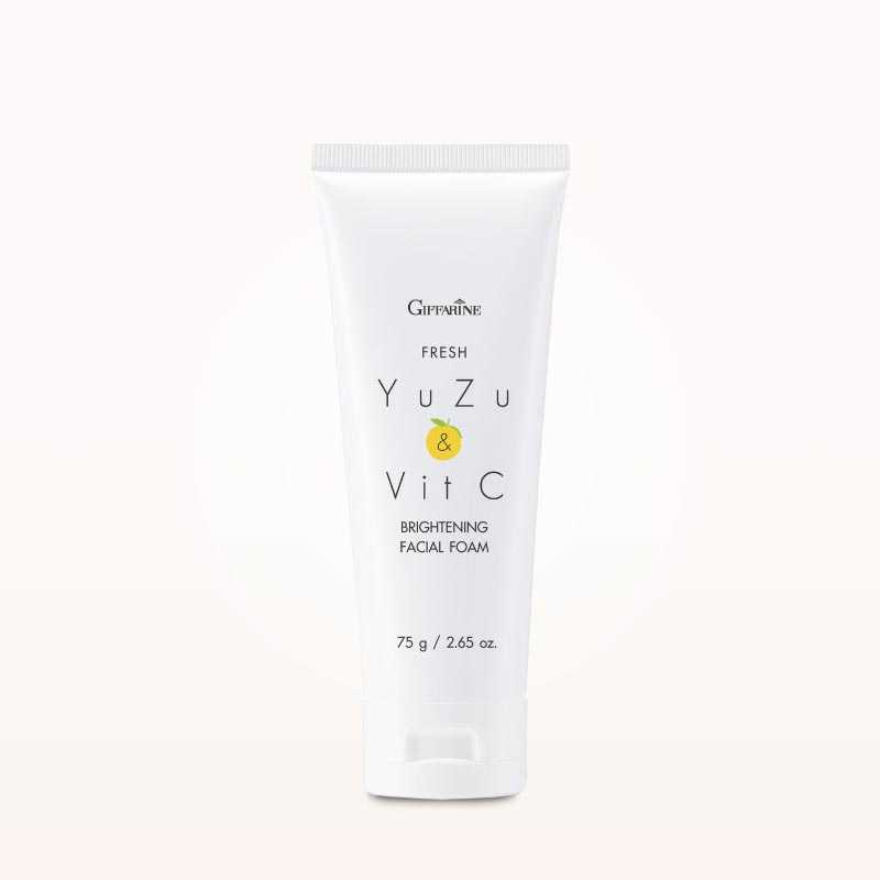 กิฟฟารีน เฟรช ยูซุ แอนด์ วิต ซี ไบรท์เทนนิ่ง เฟเชียล โฟม (75 กรัม) | Giffarine Fresh Yuzu & Vit C