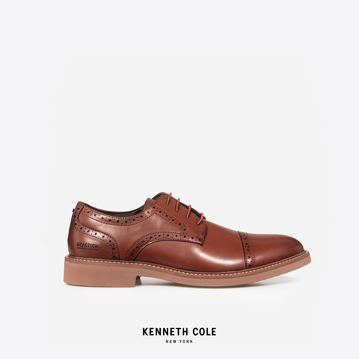 KENNETH COLE รองเท้าทางการผู้ชาย รุ่น KLAY FLEX CT BRG BRANDY สีน้ำตาล ( DRS - CAC32M0062-000 )