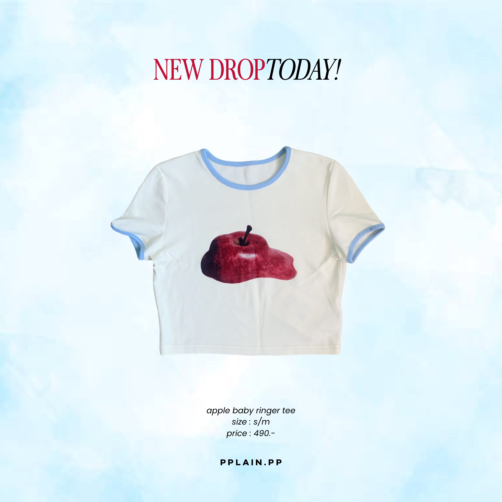 Apple baby ringer tee