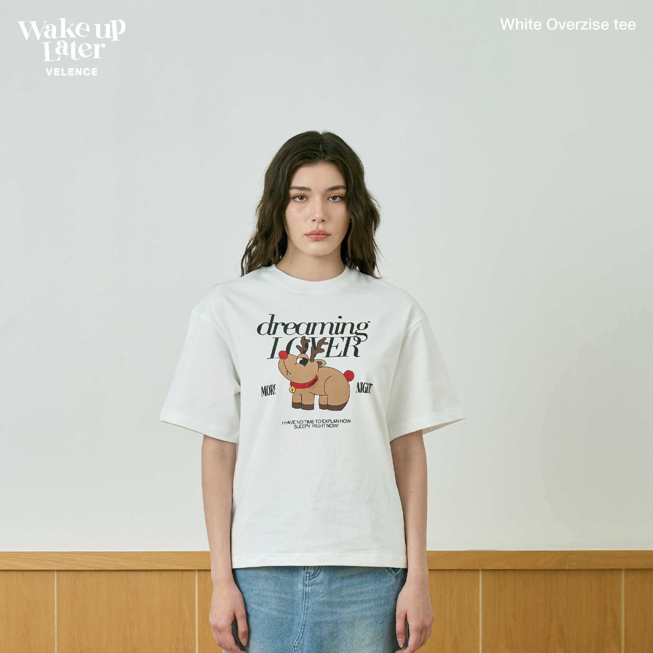 Offwhite T-Shirt 'Wake Up Later'