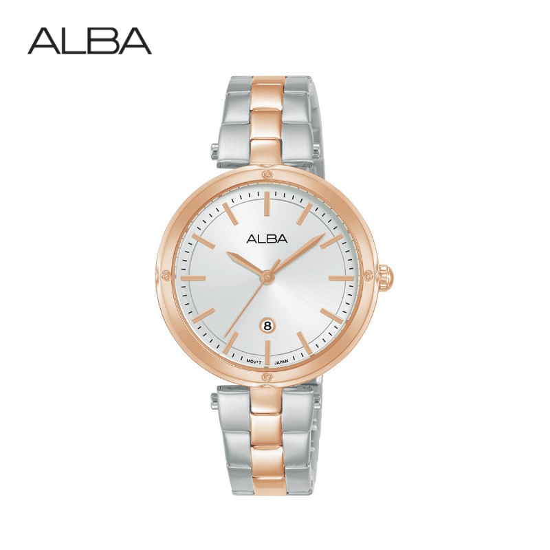 ALBA นาฬิกาข้อมือผู้หญิง Ikebana Quartz รุ่น AH7DD6X ขนาด 32 mm.