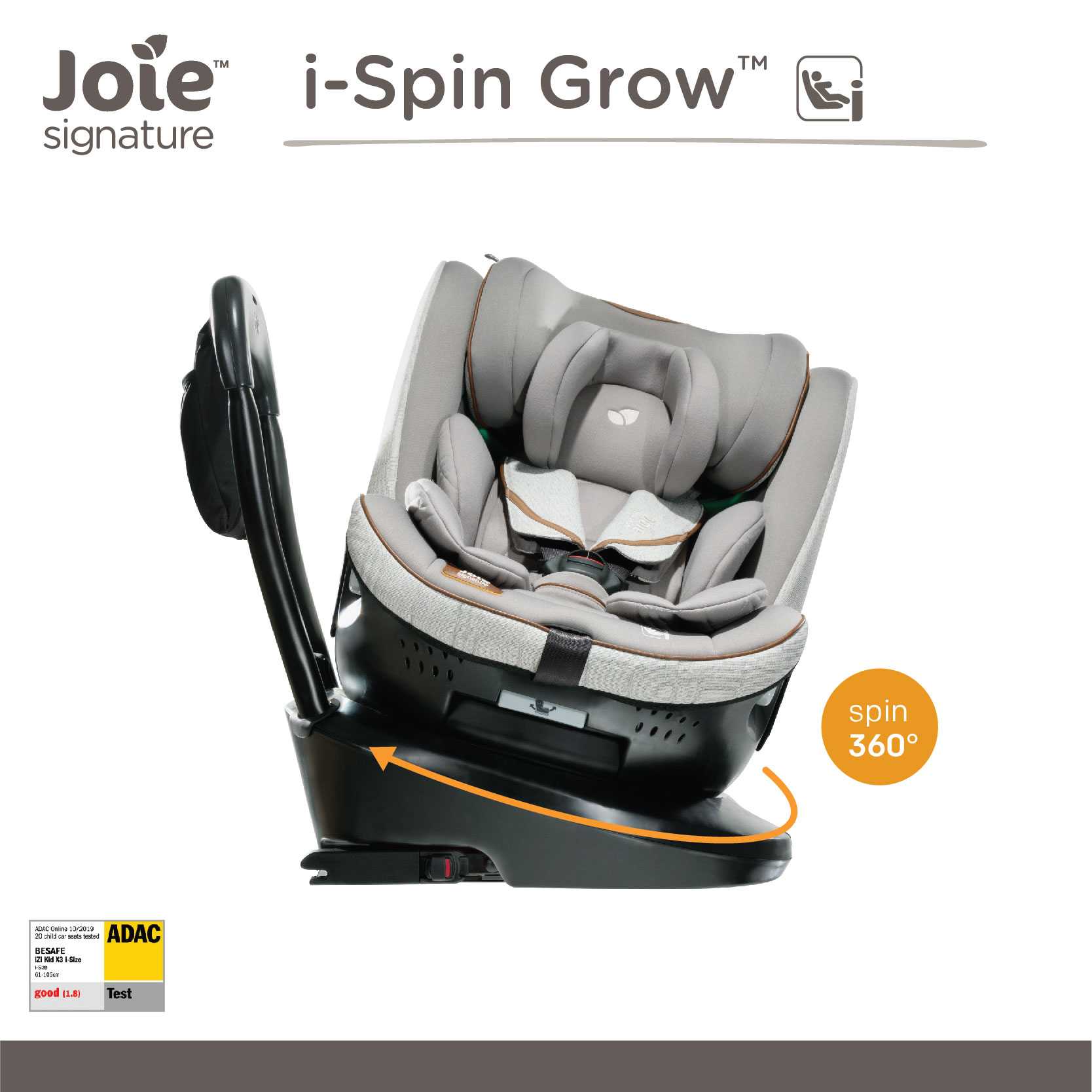 Car Seat I-Spin Grow Oyster