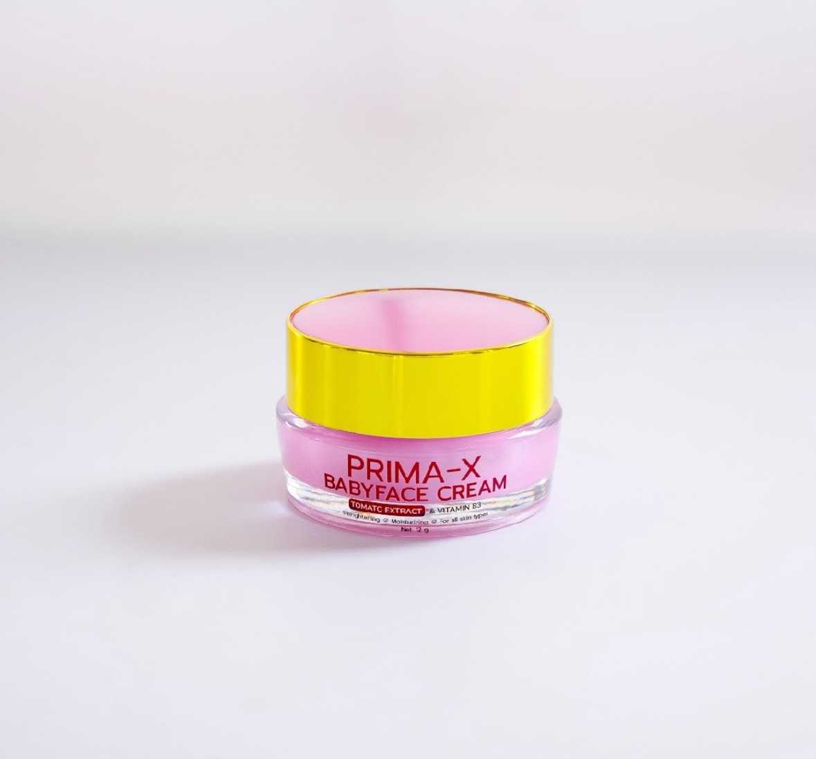 Prima-X Baby Face Cream ครีมมะเขือเทศ