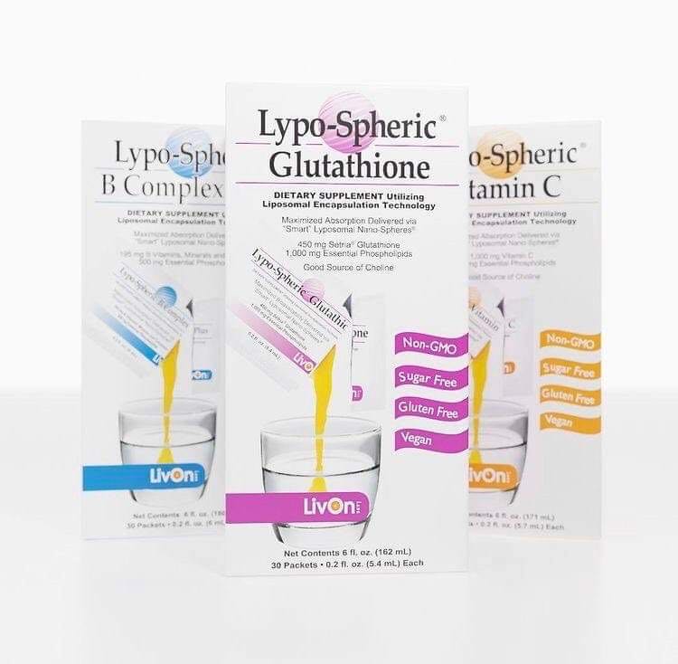 Lypo-Spheric™ Vitamin C + Glutathione + B Complex Plus รวม 3 กล่อง