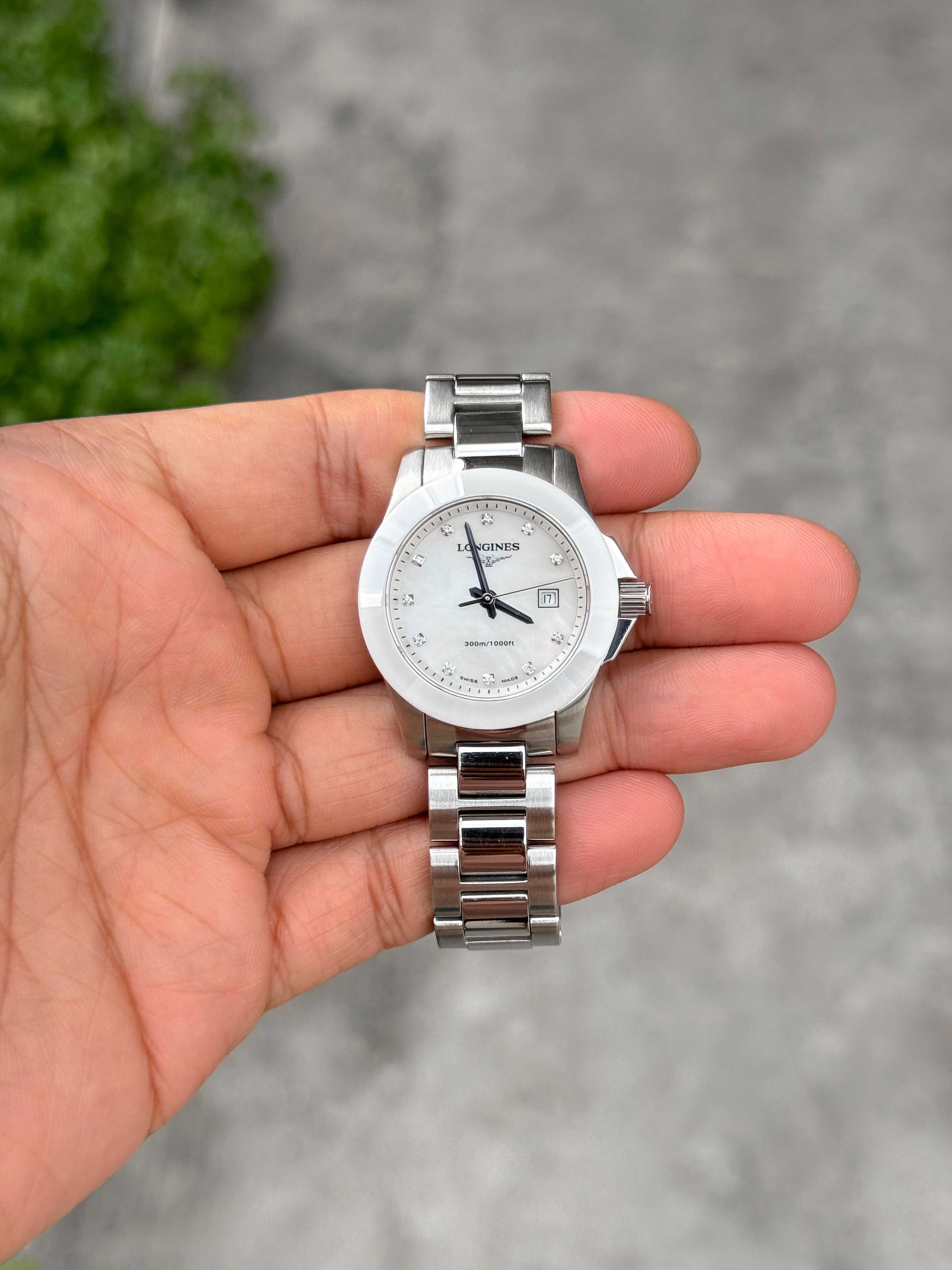 Longines HydroConquest Ceramic Diamond Lady Size Quartz