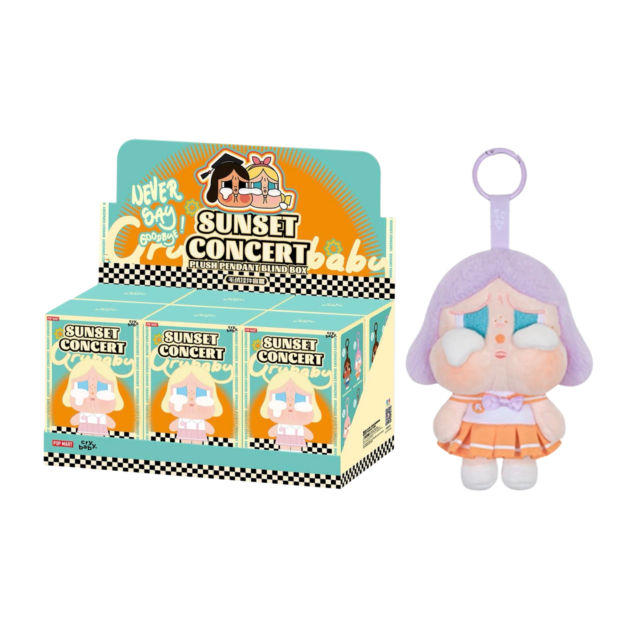 พวงกุญแจ Crybaby Sunset Concert BRIGHT ORANGE เช็คการ์ด