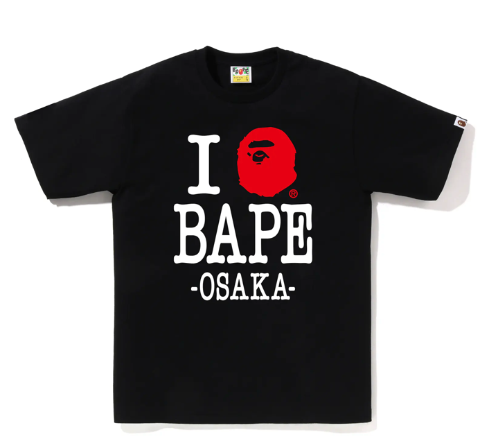 Bape I Love Bape Osaka Tee Black