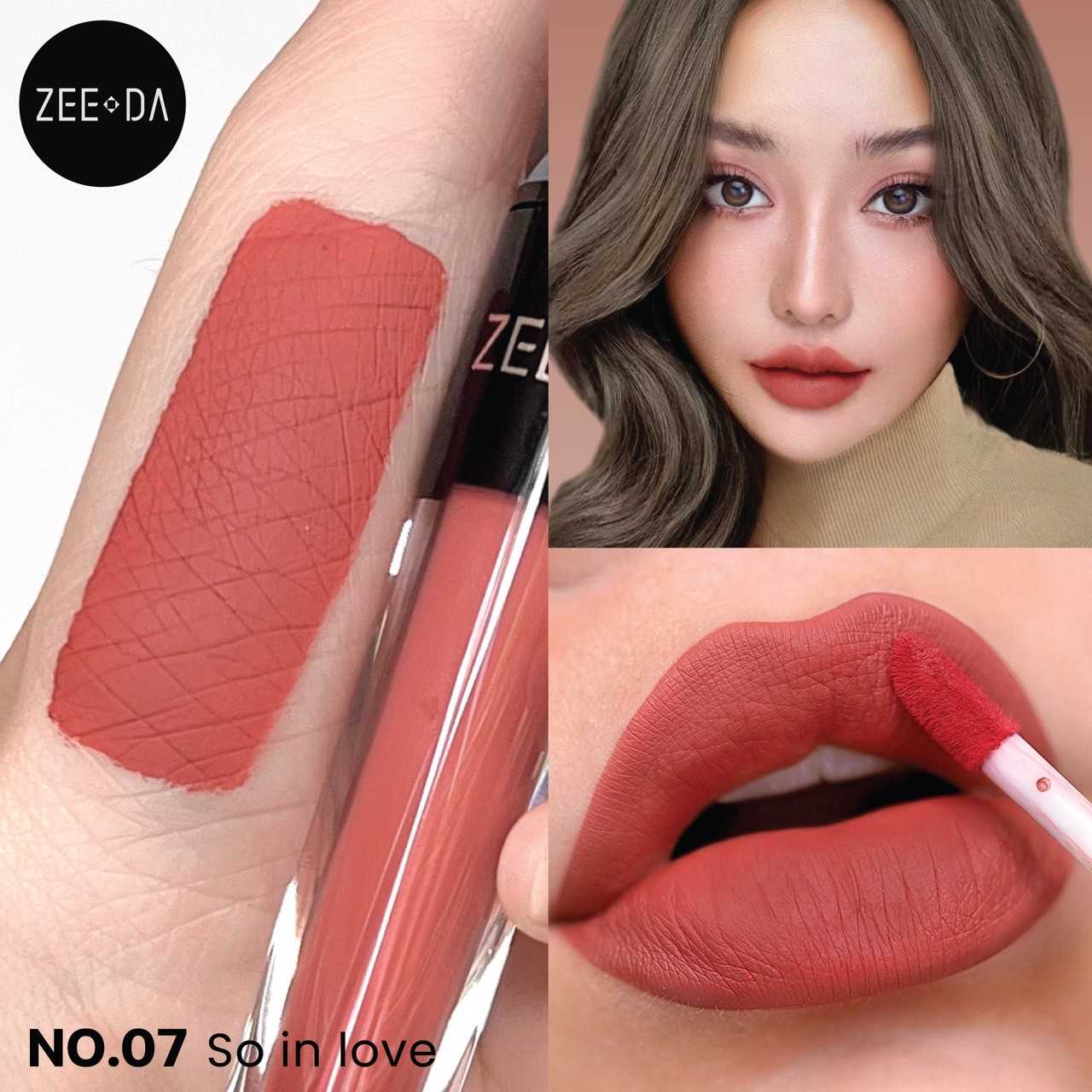 Zeeda #07 สีส้มอมแดง (So in love)