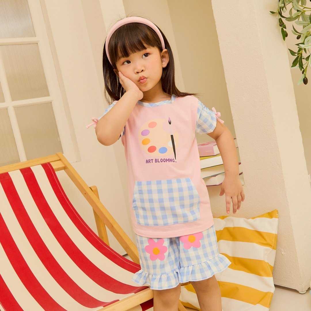 e'clat เสื้อแขนสั้นเด็กหญิง SKU-8079