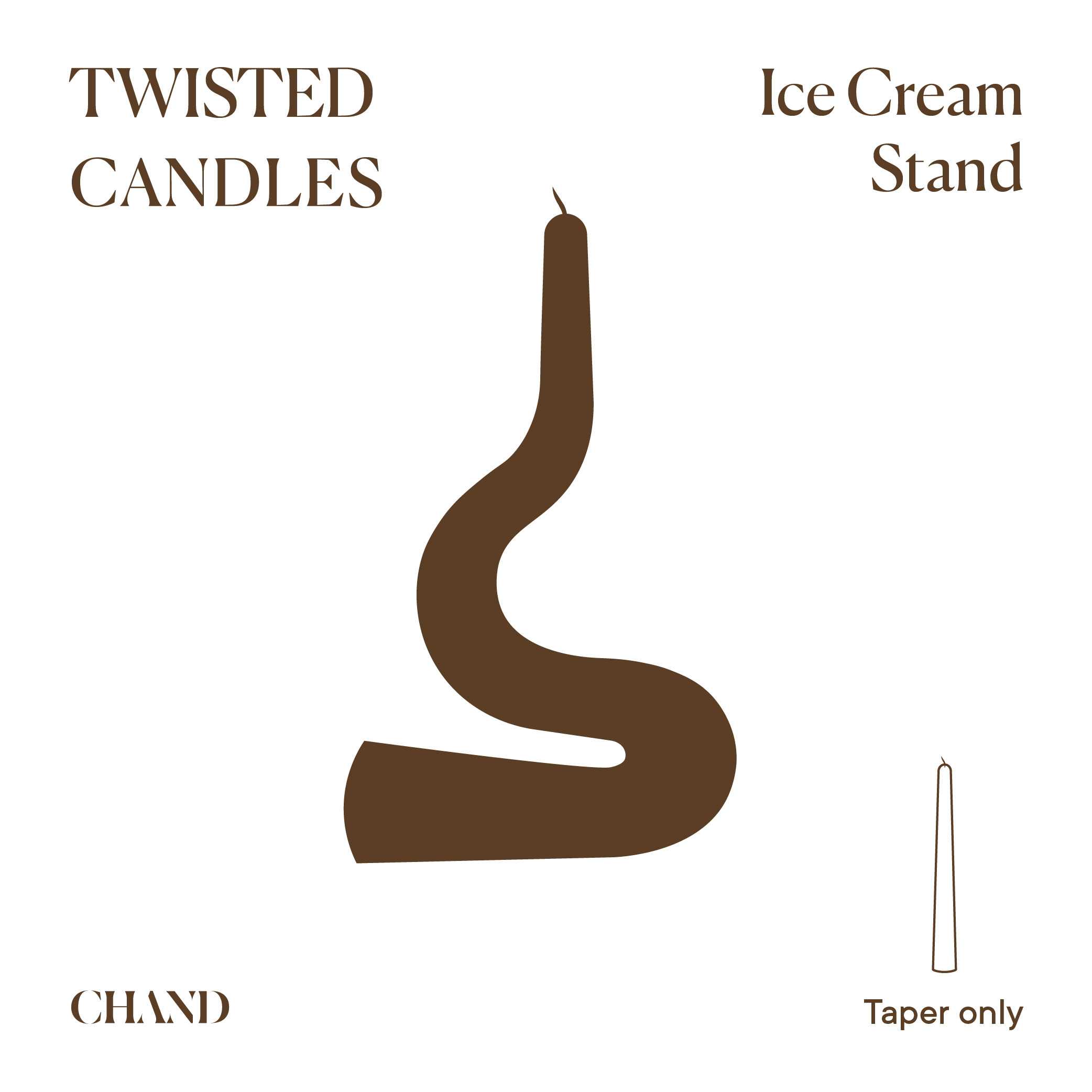 Twisted Candle - Ice Cream Stand