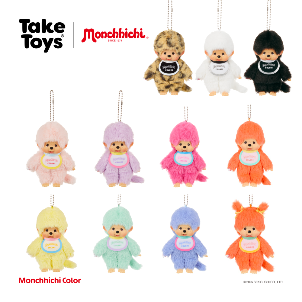 Monchhichi Colors Keychain - พวงกุญแจมอนชิชิ