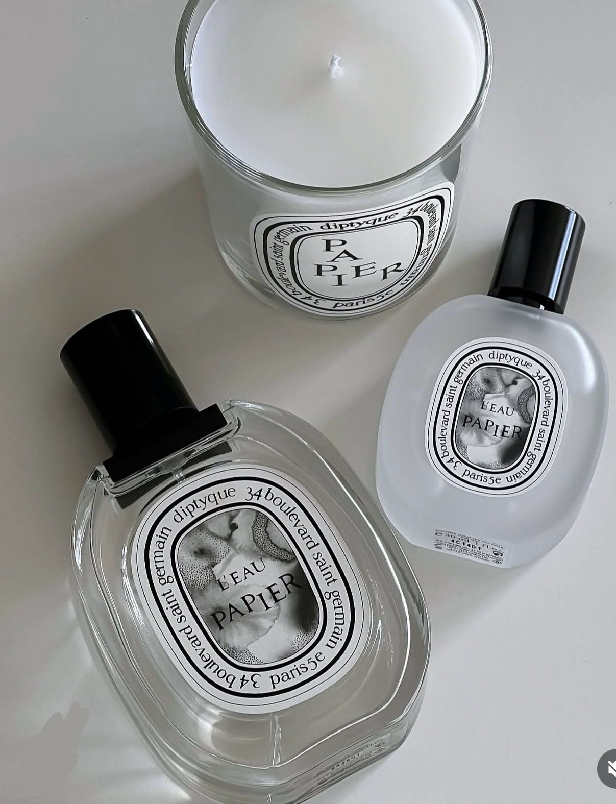 Diptyque l'eau papier 