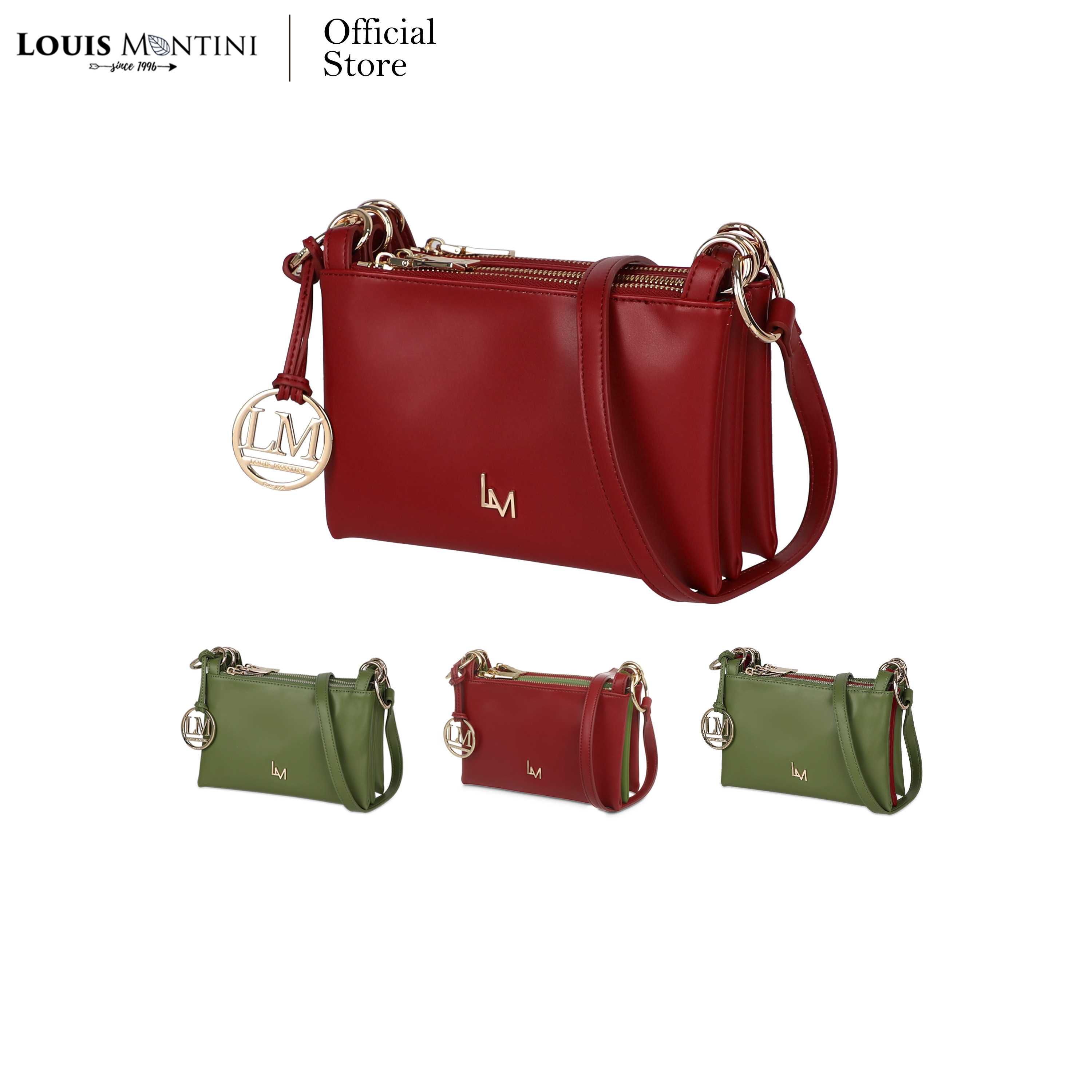 Louis Montini (Fleur De Juillet) กระเป๋าสะพายข้างผู้หญิง Shoulder Bag LY11 - Larkspur #11