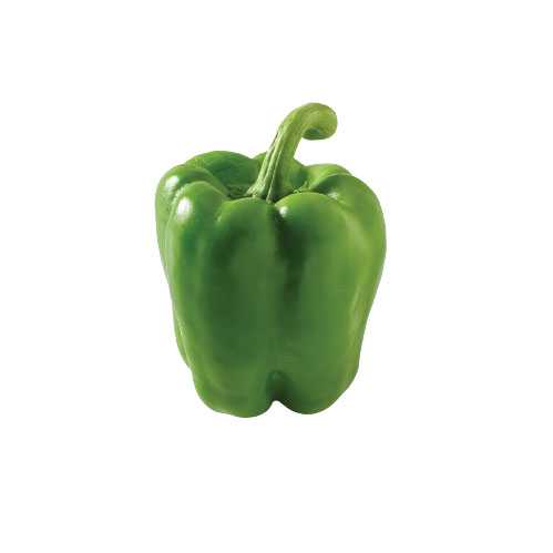 FG09001 พริกหวานเขียว Green Bell Pepper ( 200g )