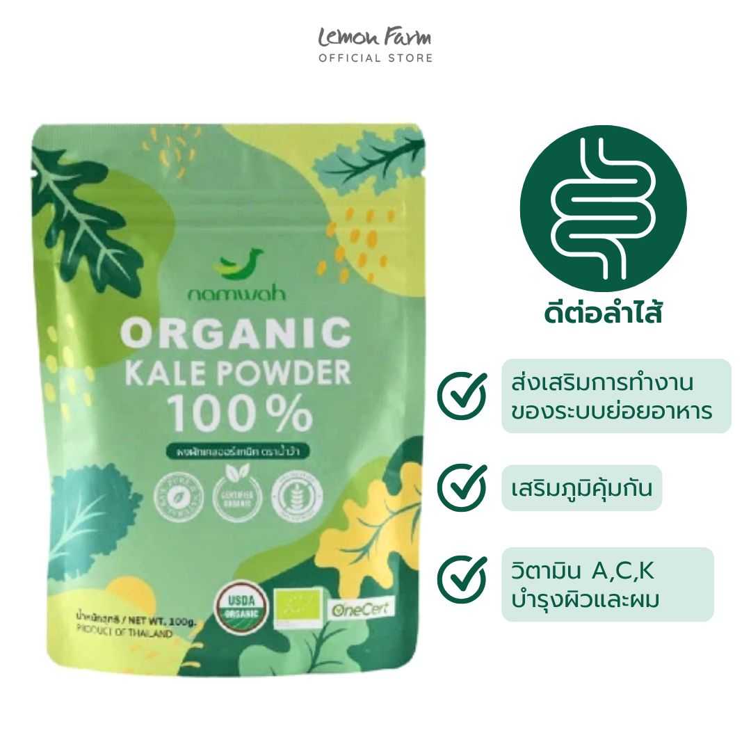ผงผักเคลออร์แกนิค 100g