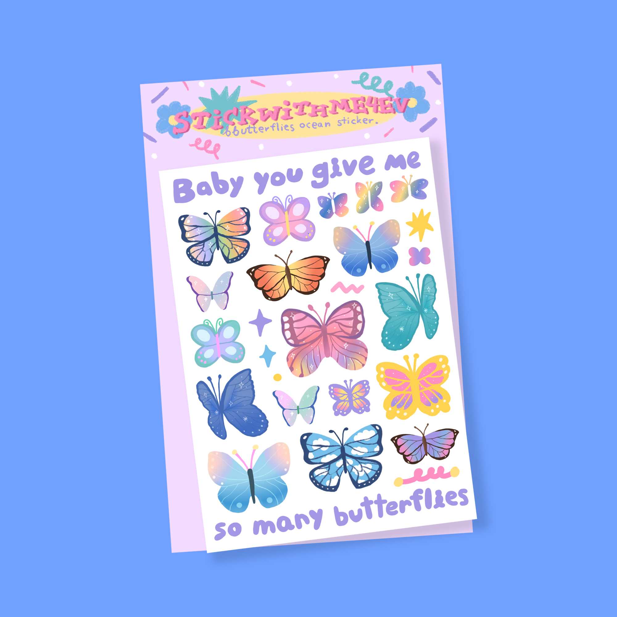 Baby ocean sticker