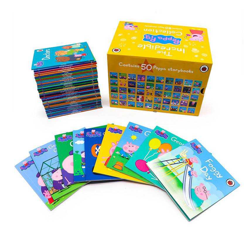 The Incredible Peppa Pig Collection box set 50 books🐷(กล่องสีเหลือง)#English Book