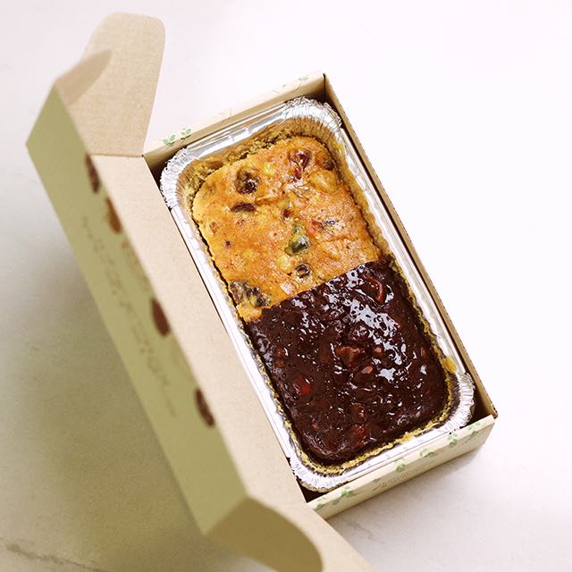 Half-Half Fruit Cake