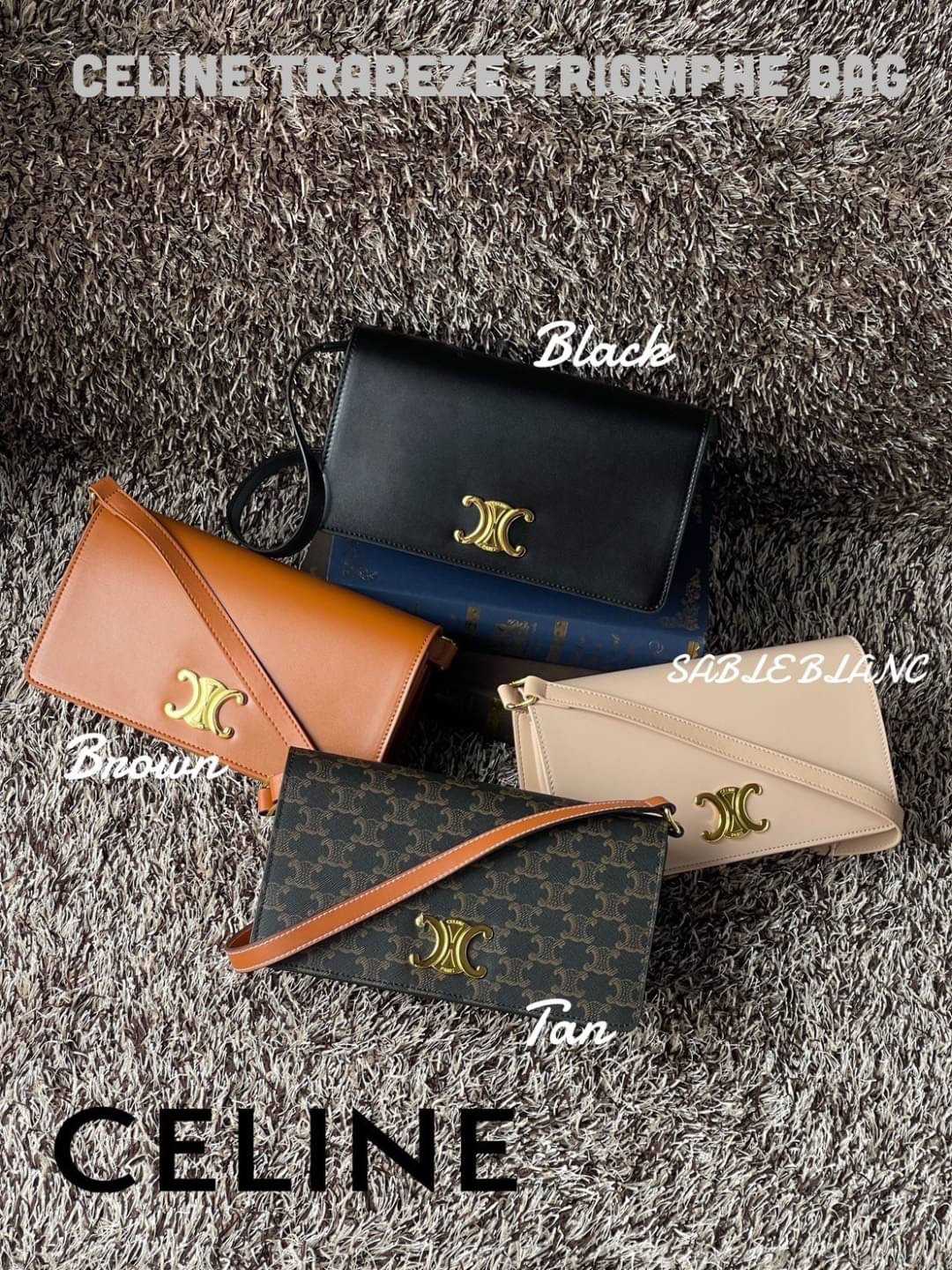กระเป๋าสะพาย CELINE TRAPEZE TRIOMPHE BAG.