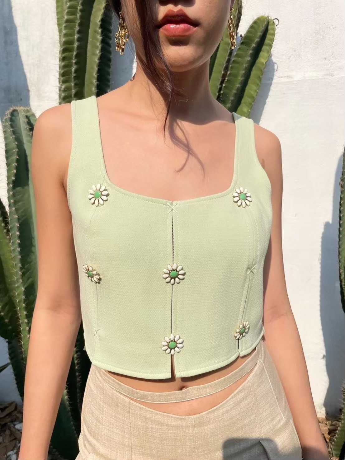 SALE! Cult Gaia PINA TOP - JADE