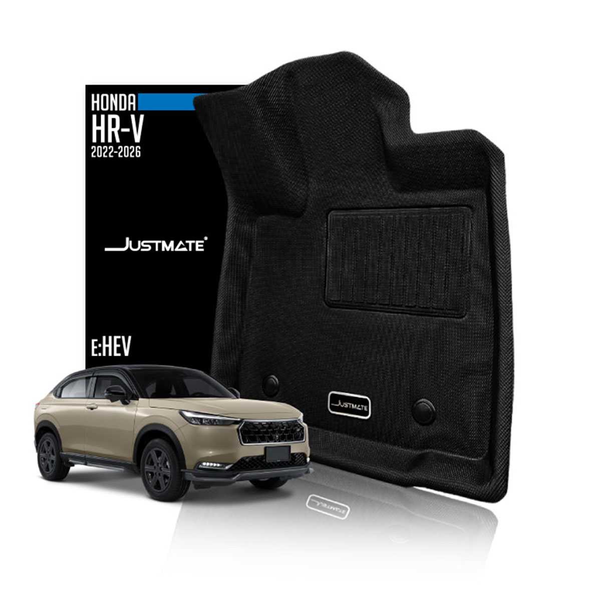 [JUSTMATE] HONDA พรมปูพื้นรถยนต์ HRV 2022 - 2026 e:HEV