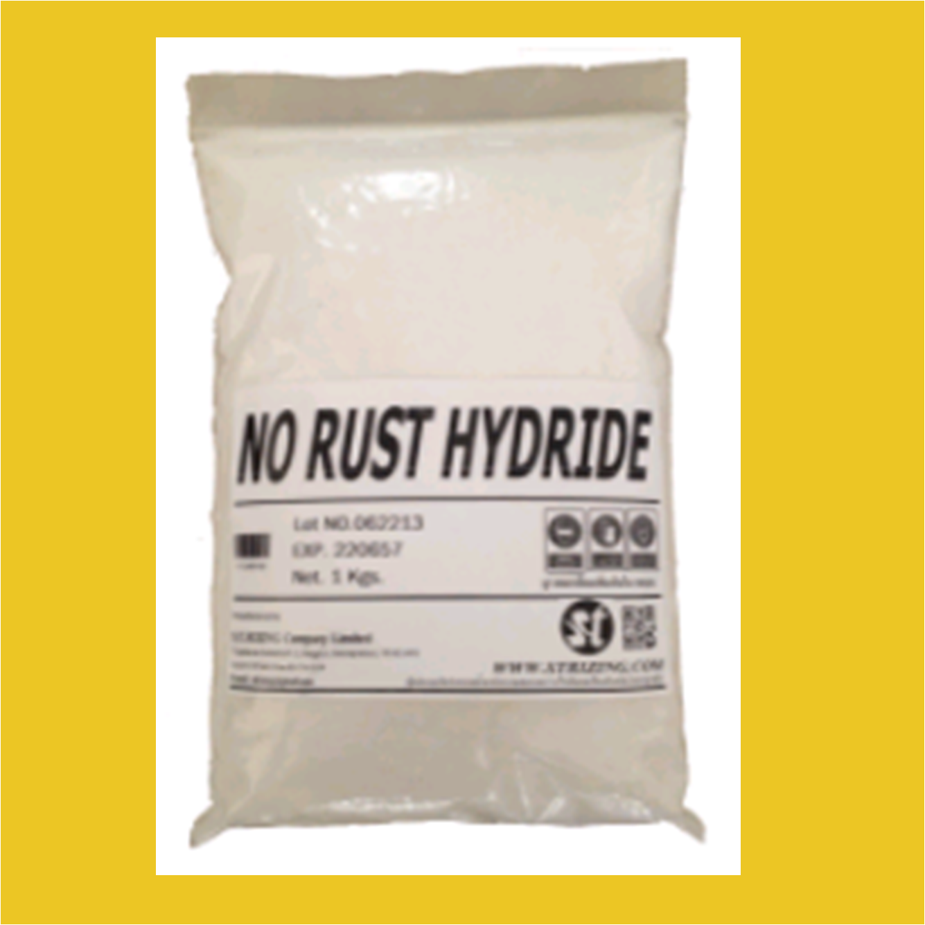 ผงกันสนิมสำหรับพ่นทรายน้ำ 1 kg.No Rust Hydride