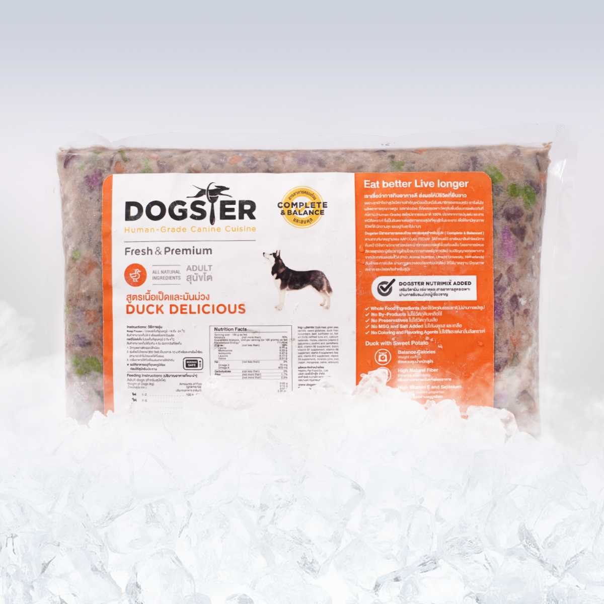 Dogster Fresh - Duck Delicious 1000 g