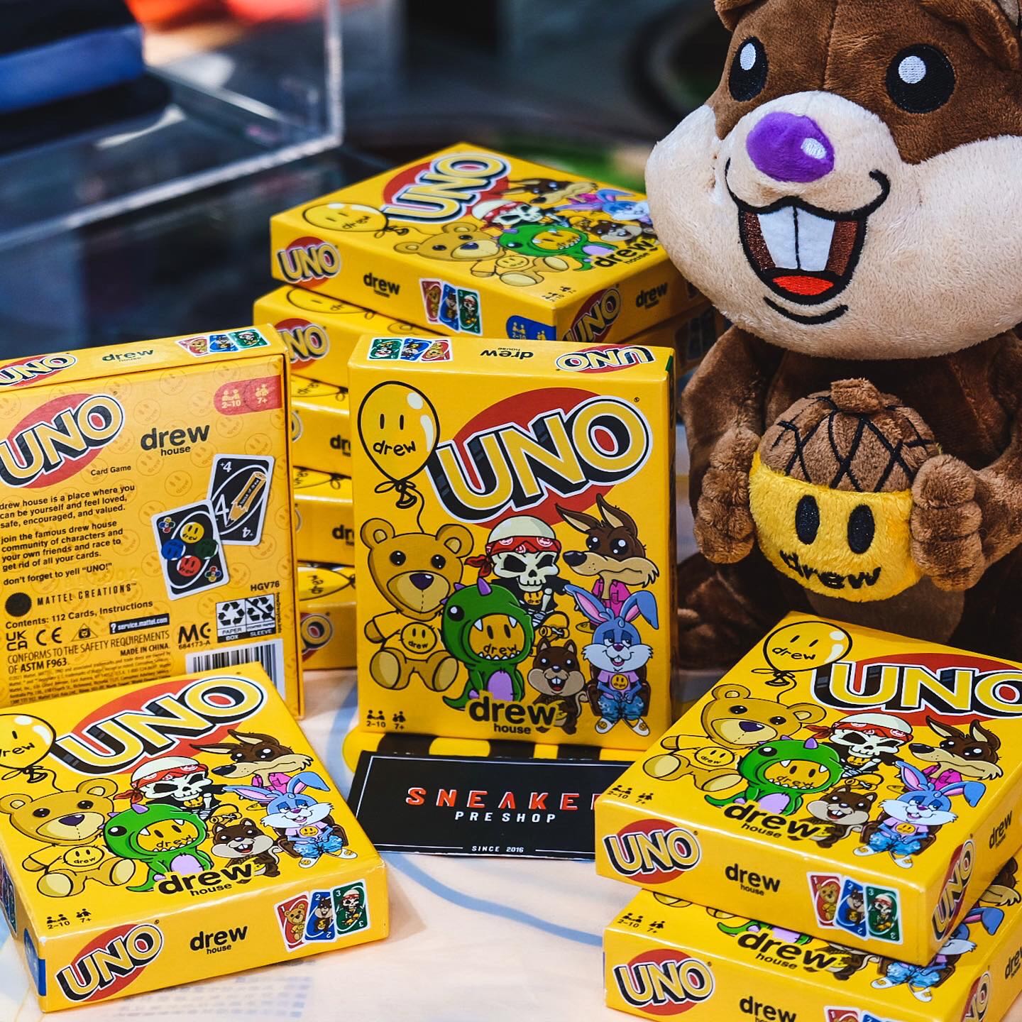 Drew House x UNO “Card Game” Golden Yellow