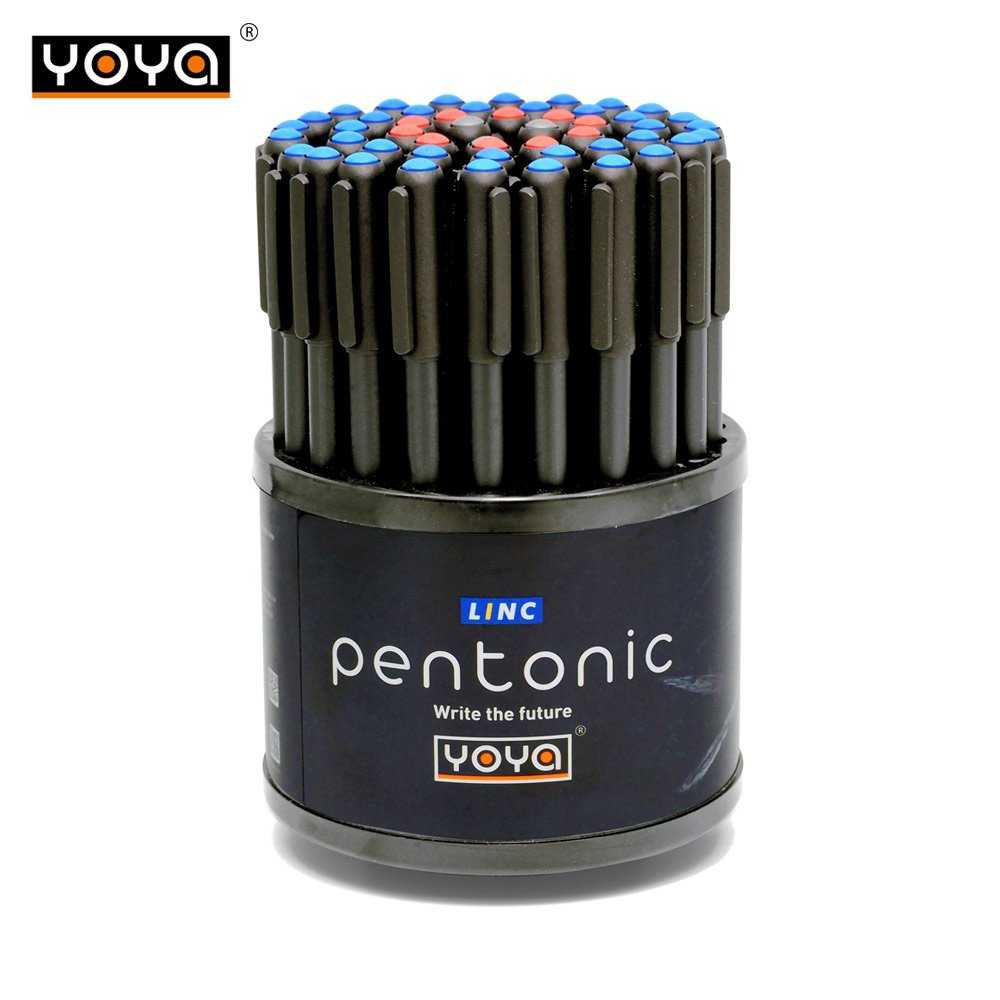 YOYA ปากกาลูกลื่น 0.5 มม. หมึกน้ำมัน รุ่น Pentonic 7024 / 3 สี
