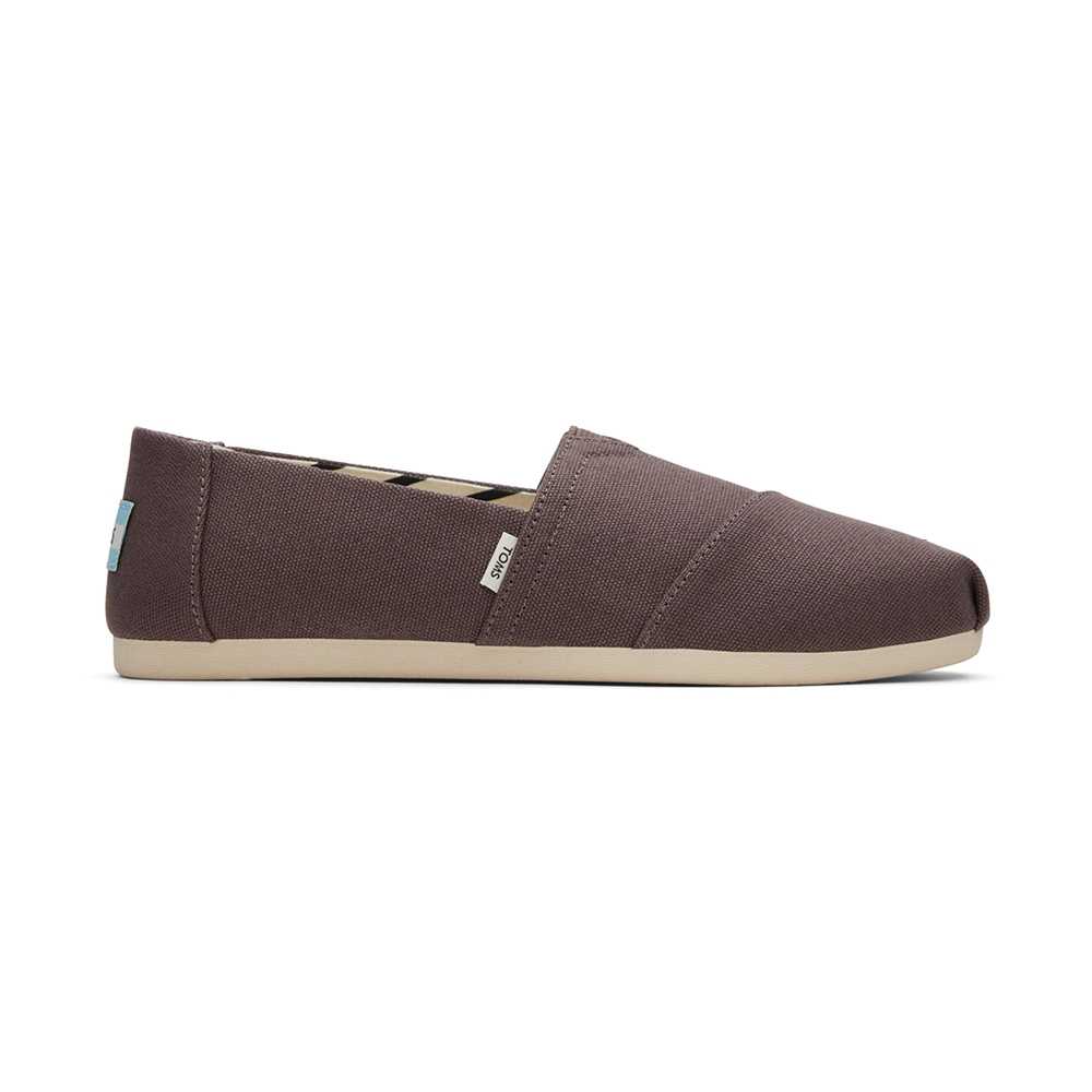 TOMS รองเท้าลำลองผู้ชาย สลิปออน รุ่น Alpargata Ash Recycled Cotton Canvas (CB)