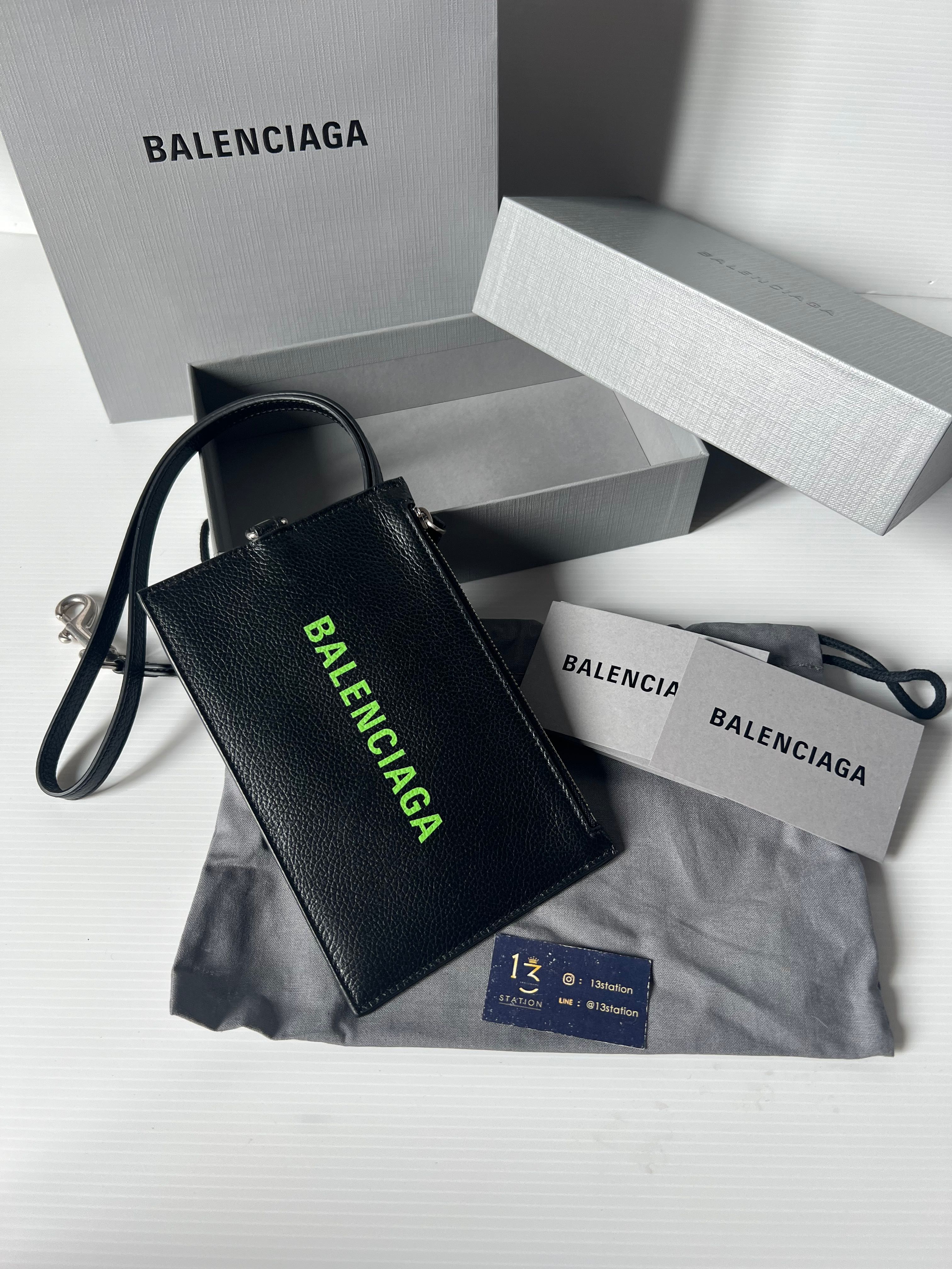 New Balenciaga Lanyard Card Case แท้💯🚗พร้อมส่ง
