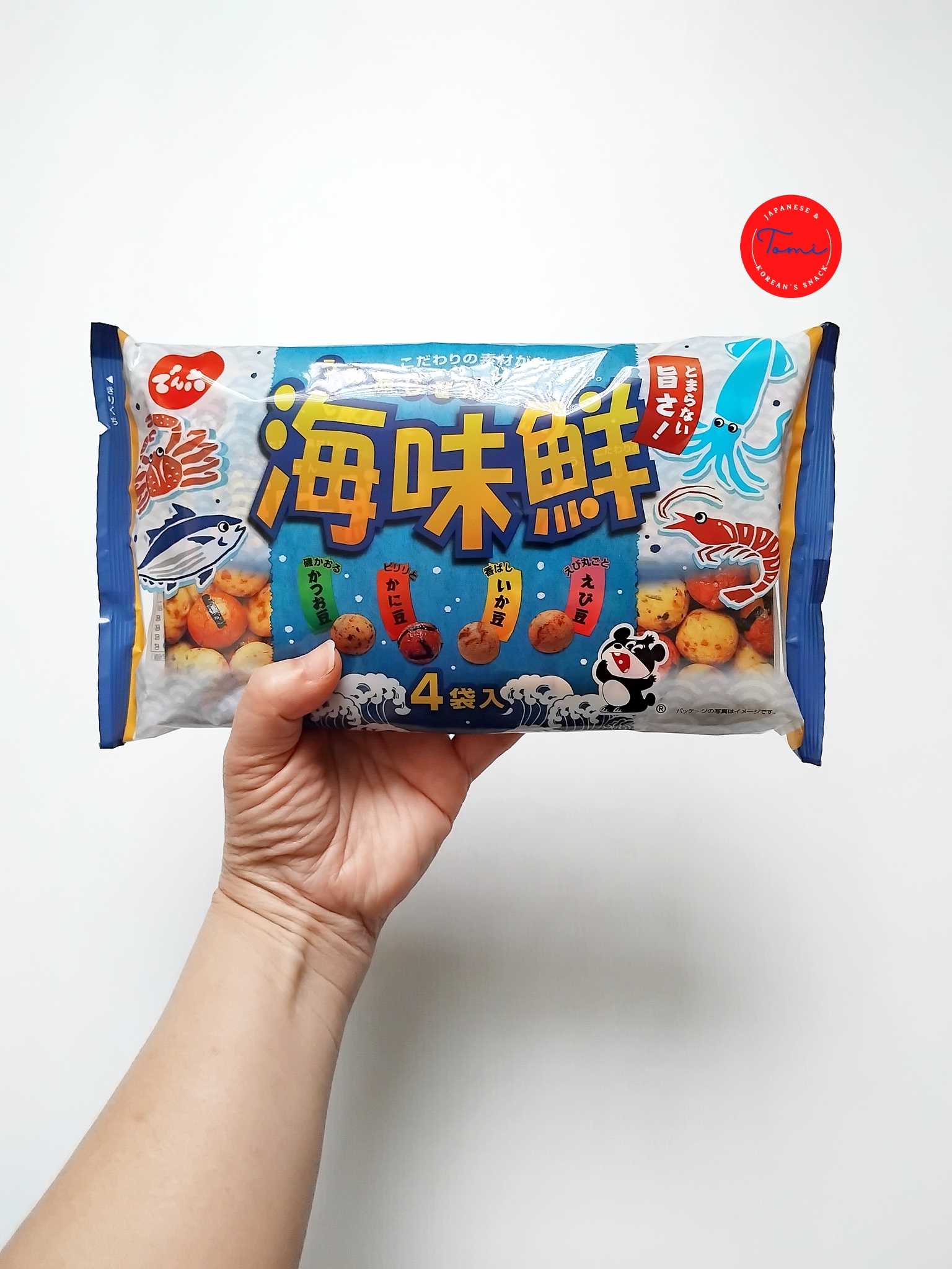 Denroku  ถั่วรวมรส Seafood