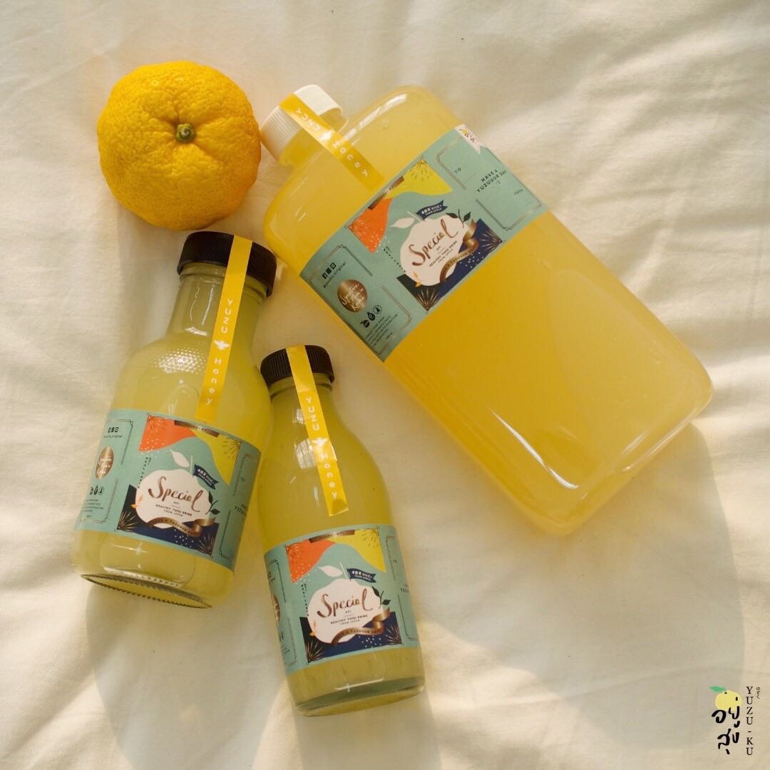 YUZU HONEY JUICE น้ำส้มยูสุแท้ผสมน้ำผึ้ง ขนาด 180 มล.