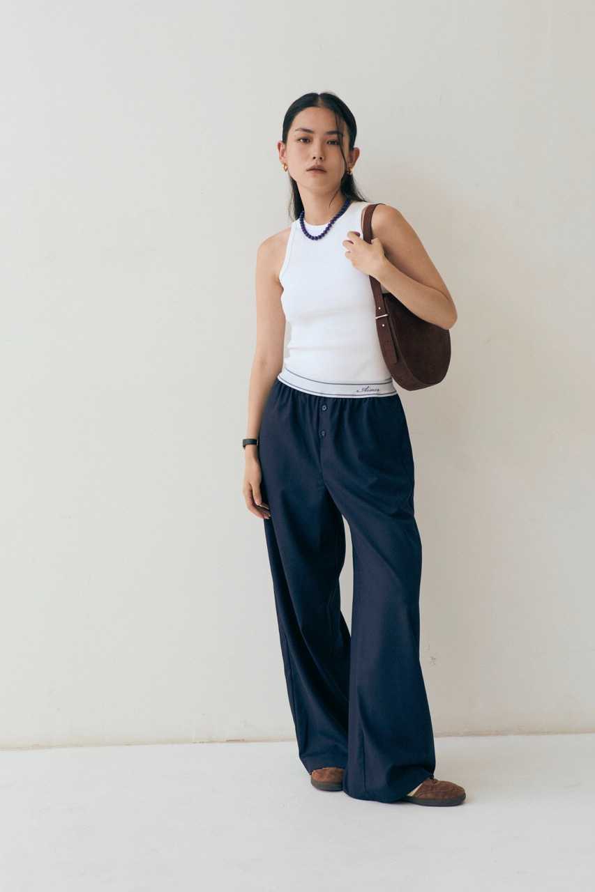AIMER - Elastic Wool Trousers